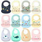 Silicone Baby Bib Waterproof Banana Feeding Bib for Babies