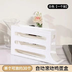 30 Egg Rolling Storage Box 3 Tier Fridge Rack