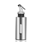 Portable Stainless Oil Bottle 190ml Kitchen Sauce & Vinegar Dispenser