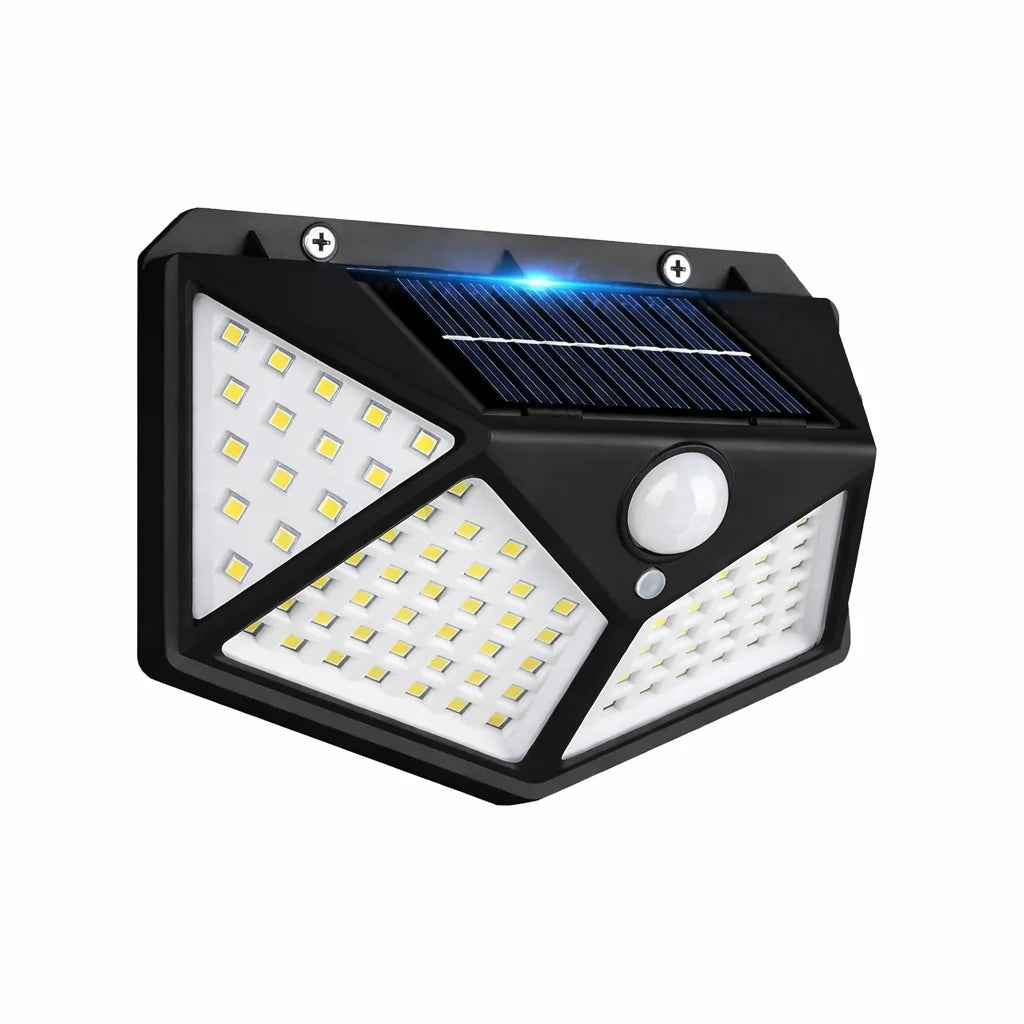 100 LED Solar Motion Sensor Security Light for Outdoor Garden & Yard