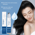 microscopic diagram showing hair growth serum nourishing hair follicle roots to strengthen weak strands