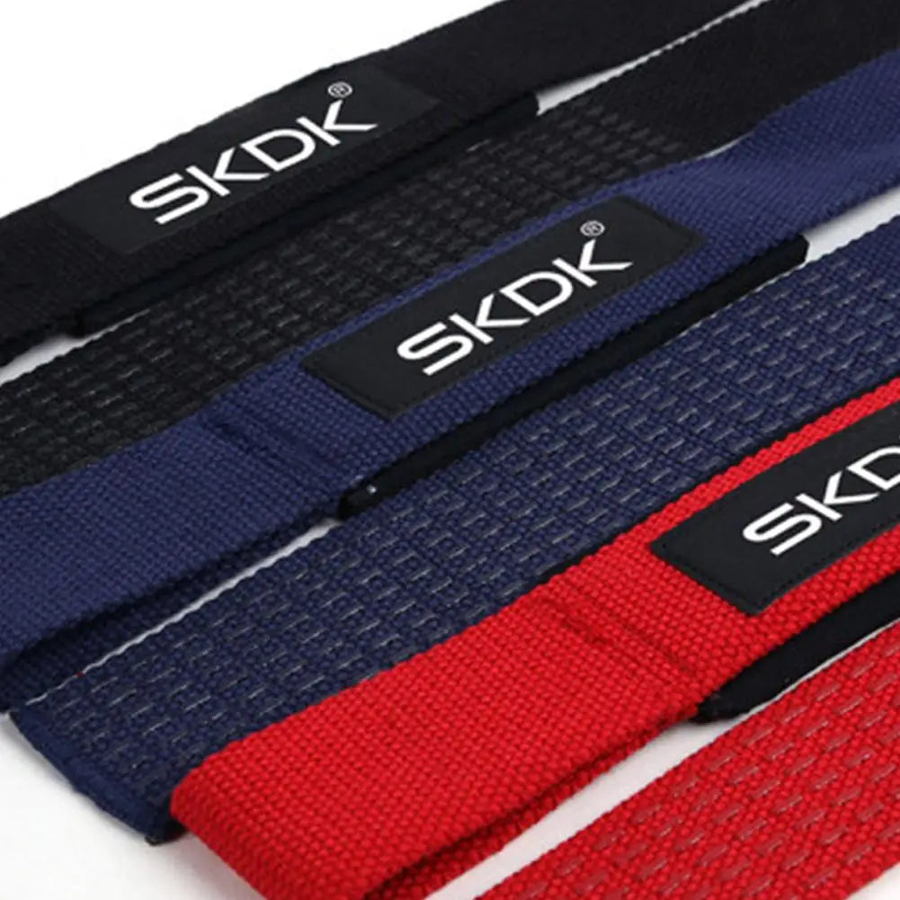 Anti-Slip Silicone Lifting Straps Gym Grip Deadlift Wrist Strap