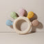 Silicone Baby Ring Teether Sensory Chew Toy 0-12M
