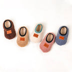 Autumn Winter Baby Slippers Plush Anti-Slip Sock Shoes for Kids