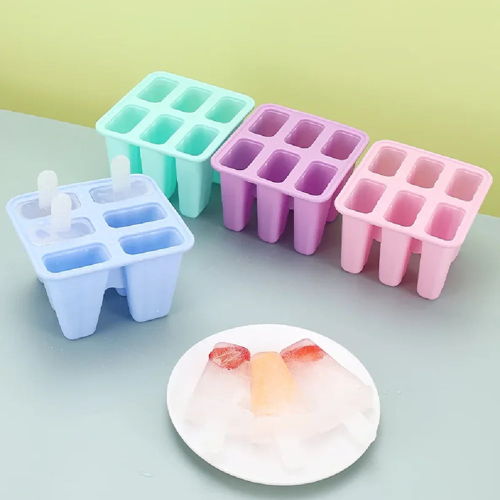 BPA Free Silicone Popsicle Mold – Reusable Easy Release Ice Pop Maker