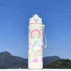 750ml Dinosaur Kids Water Bottle Leakproof Straw Cup