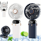 Foldable Mini Neck Fan USB Rechargeable 5-Speed Portable Fan