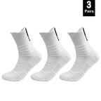 Anti-Slip Football Socks Men Breathable Cotton Soccer Socks 3 Pairs
