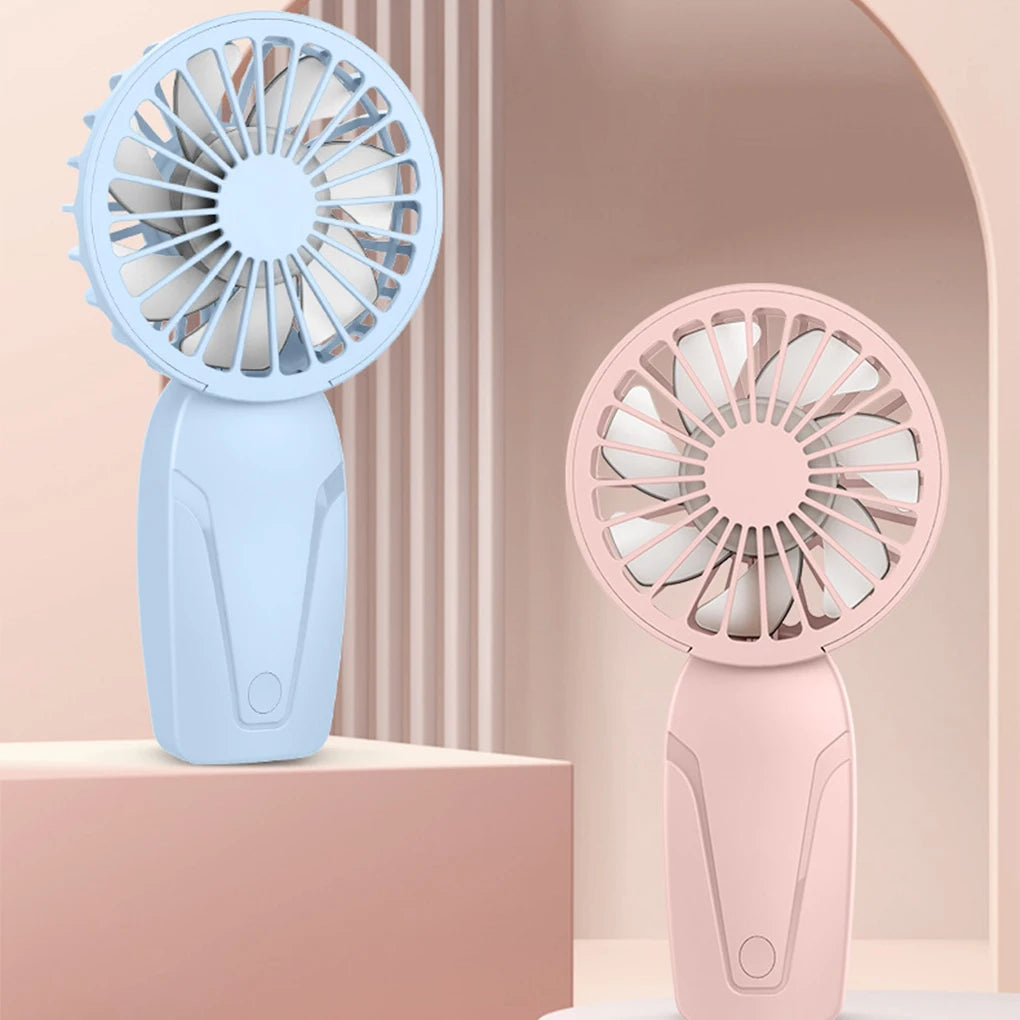 Portable Mini Pocket Fan USB Rechargeable Cute Handheld Fan