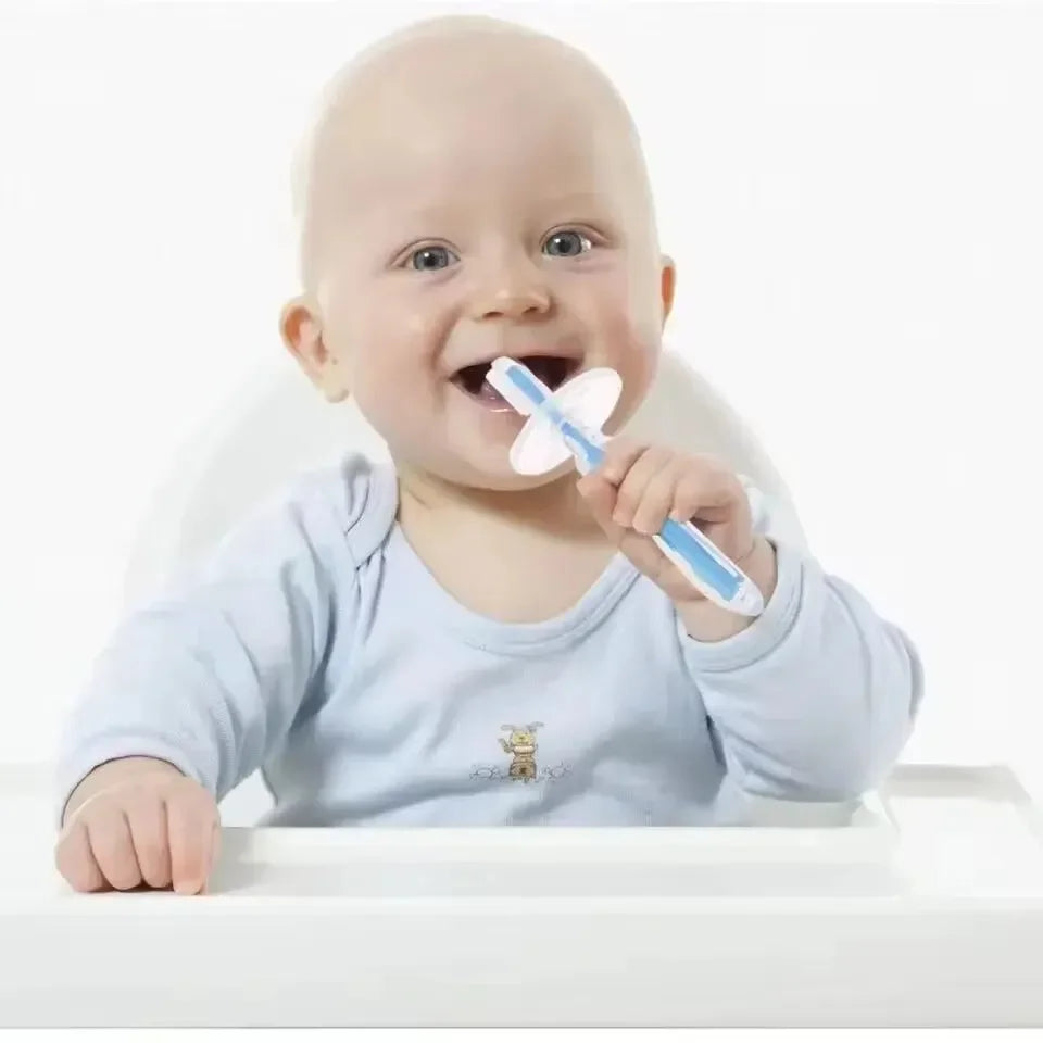 100% Food Grade Silicone Baby Toothbrush Teether Brush