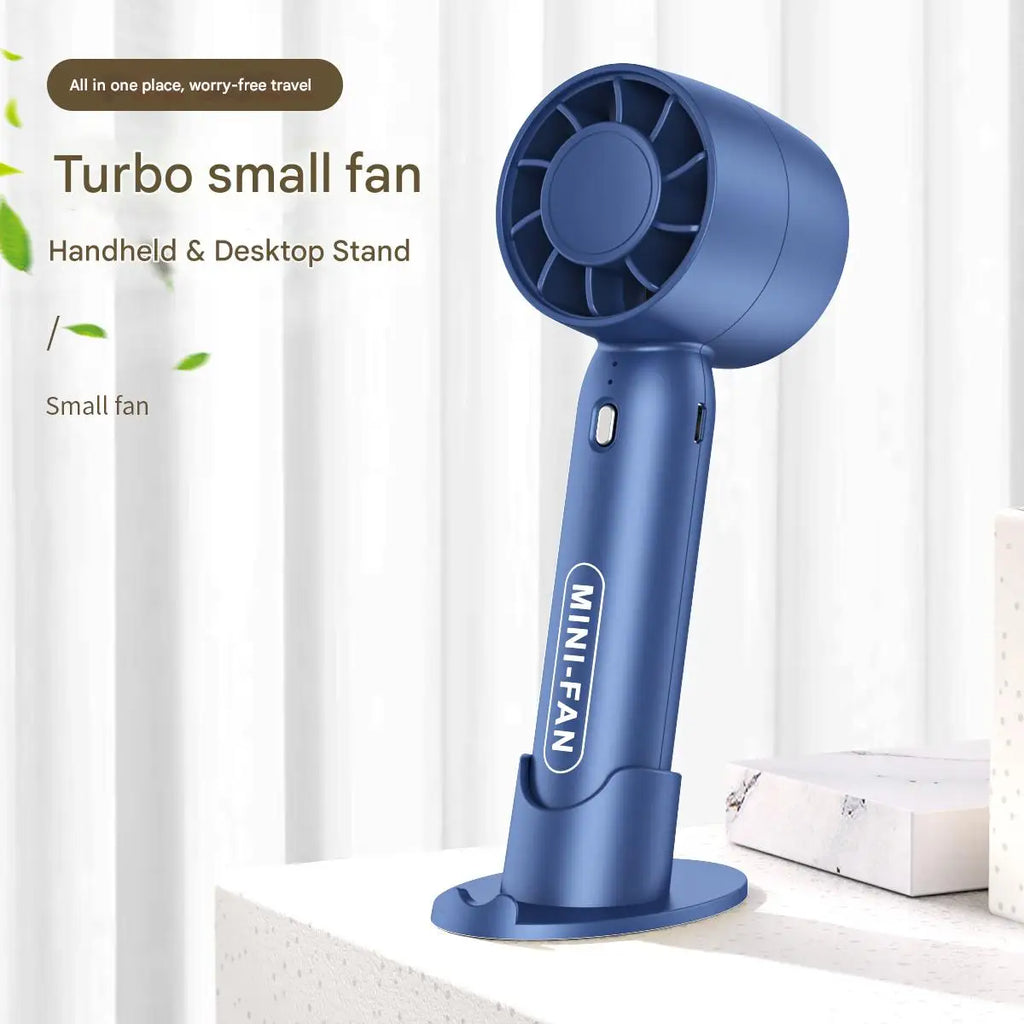 Turbo Handheld Mini Fan USB Rechargeable Portable Fan