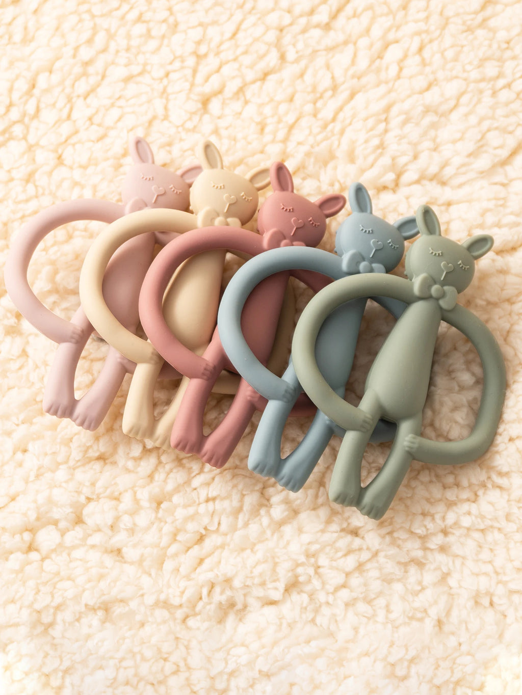 Cartoon Rabbit Silicone Baby Teether BPA Free Toy