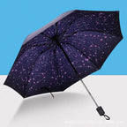 Buy Blue Sky Clouds Folding Umbrella UV Protection Parasol