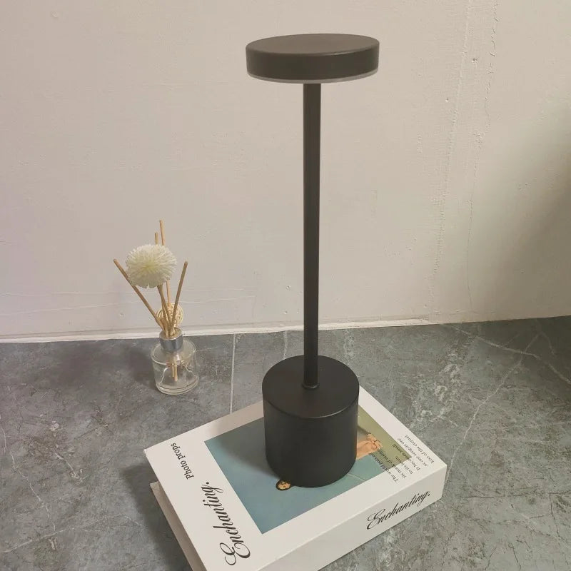 Rechargeable LED Table Lamp for Bedroom & Restaurant Décor