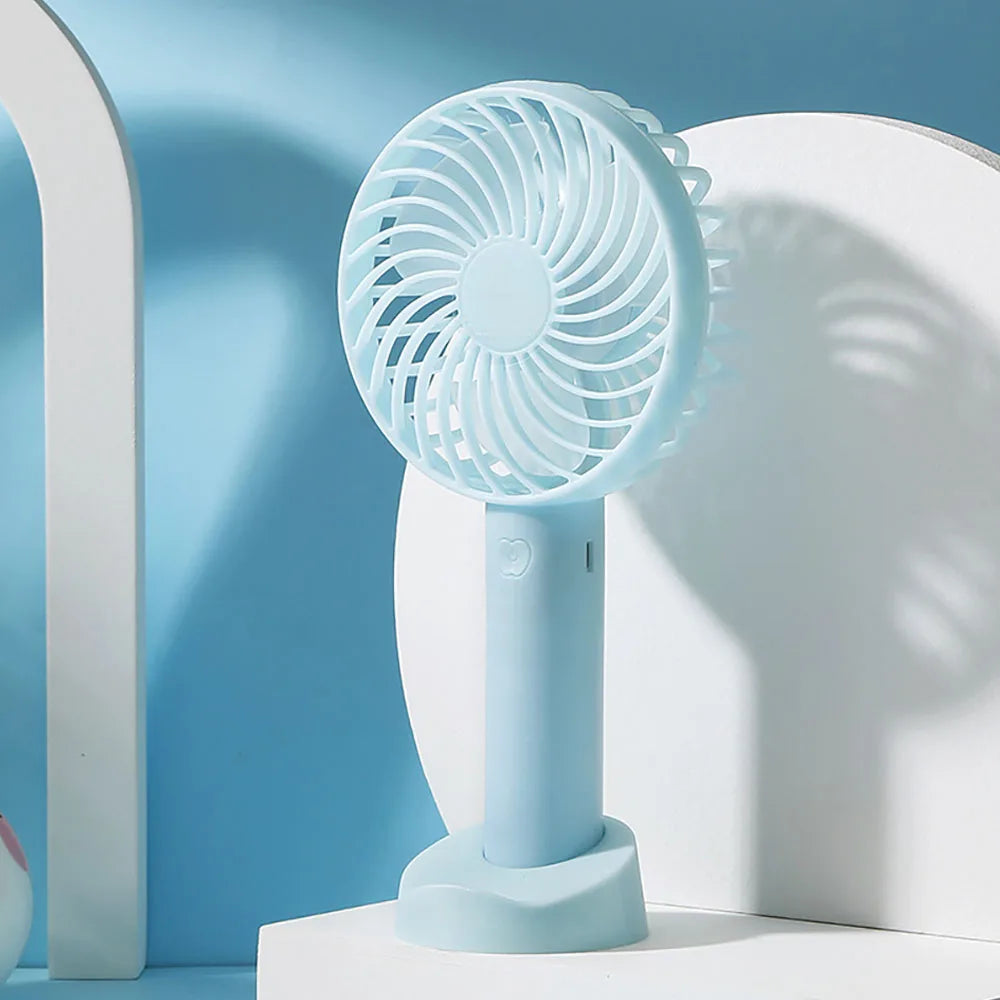 Mini Portable USB Fan UK Rechargeable Handheld Desk Cooler