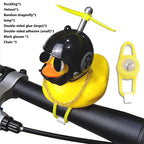 Cartoon Yellow Duck Bike Bell LED Helmet Duck Bicycle Accessory
