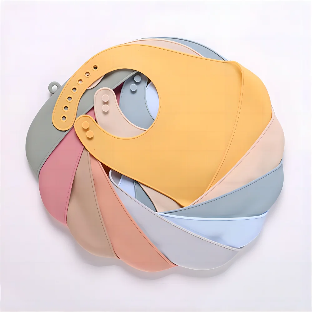 Food Grade Silicone Baby Bibs Waterproof Feeding Bib