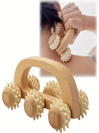 Wooden Massage Roller UK Manual Back, Neck & Leg Massager