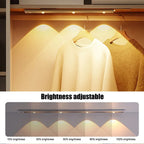 Wireless Motion Sensor LED Night Light – USB Rechargeable Cabinet Lamp