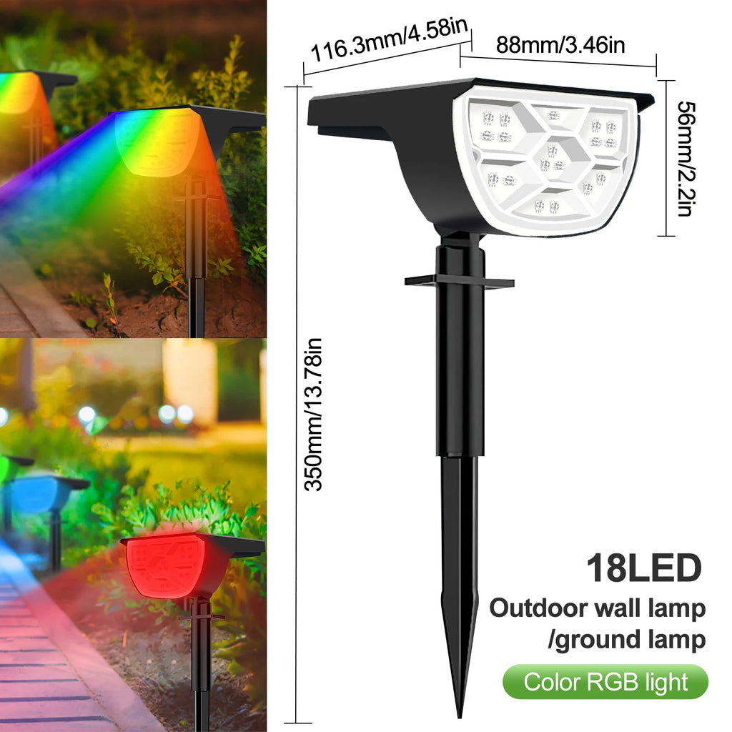 72/68 LED Solar Landscape Lights