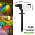 72/68 LED Solar Landscape Lights