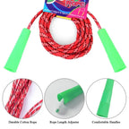 Soft Cotton Rubber Skipping Rope Kids Adults School PE Fitness