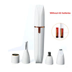 4 in 1 Electric Razor Women Shaver Epilator Nose Facial Bikini Trimmer
