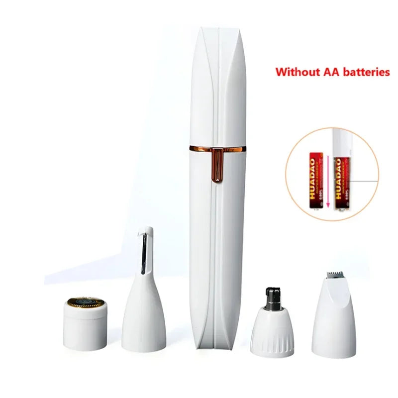 4 in 1 Electric Razor Women Shaver Epilator Nose Facial Bikini Trimmer
