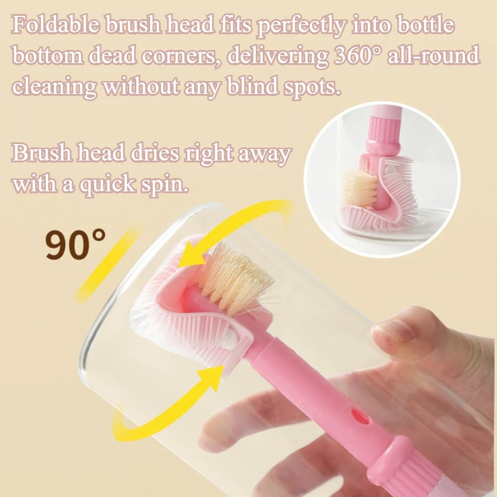 6-in-1 Bottle Cleaning Brush Cup & Straw Cleaner