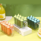8 Grid Silicone Ice Pop Mold – Reusable DIY Ice Lolly Maker Tray