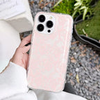 Elegant White Lace Phone Case for iPhone 17 16 15 14 13 Pro Max