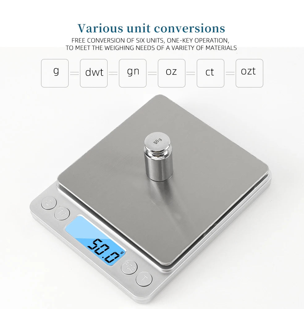 Digital Kitchen Scale 0.01g Precision LCD Scale