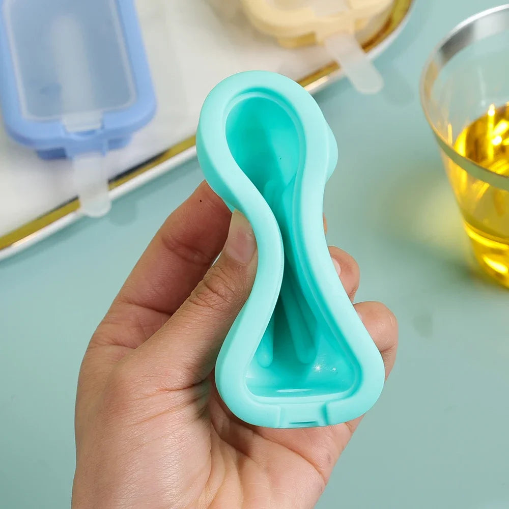 Popsicle Mold Set Silicone – DIY Ice Cream, Chocolate & Cream Ice Tray (1/4Pcs)