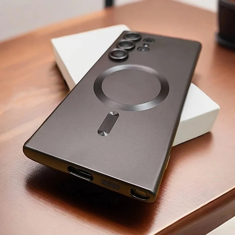Luxury Magnetic Case for Samsung Galaxy S23 S24 S25 S26 Ultra