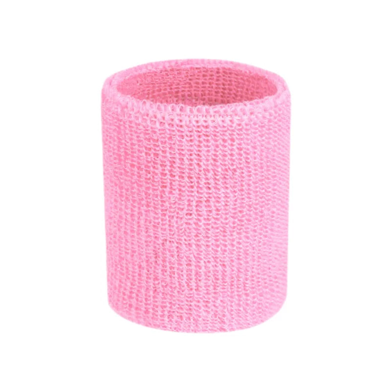 Cotton Sport Sweat Wristband for Gym Running Wrist Support Wrap