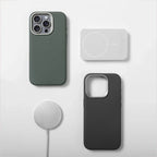 Leather MagSafe Case for iPhone 13 14 15 16 17 Pro Max