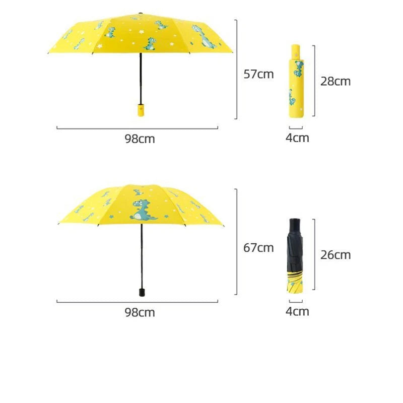 Buy Cute Dinosaur Automatic Umbrella