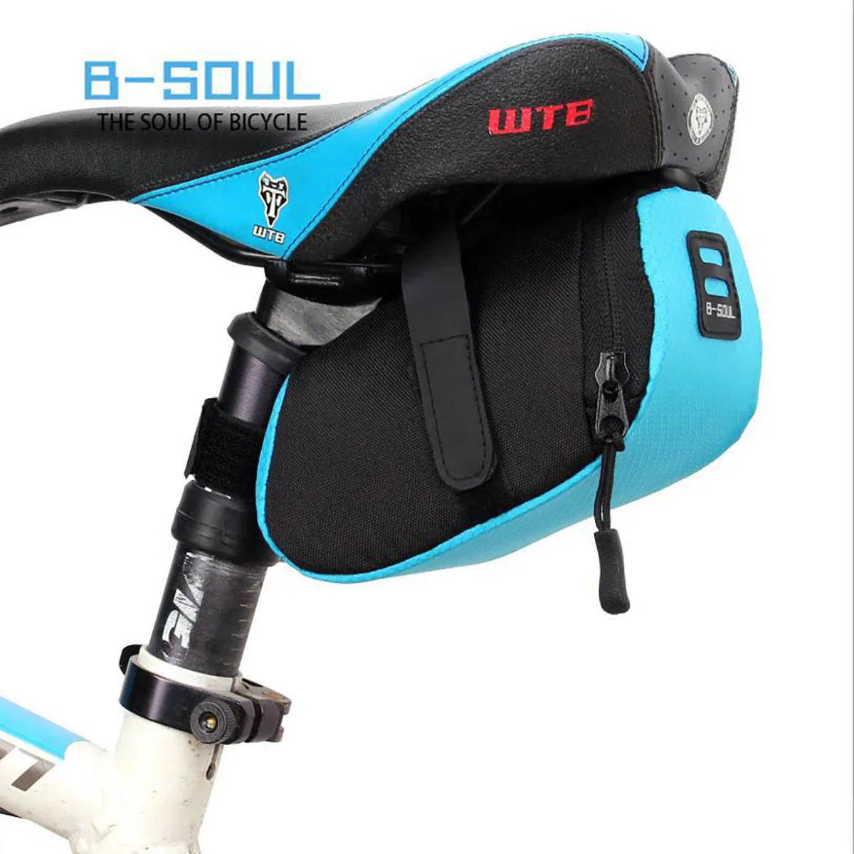 Bicycle Riding Tail Bag Road & Mountain Bike Tool Storage Saddle Bag Secondary image