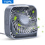 TOPK Mini USB Desk Fan 3 Speed 360° Rotatable Quiet Fan