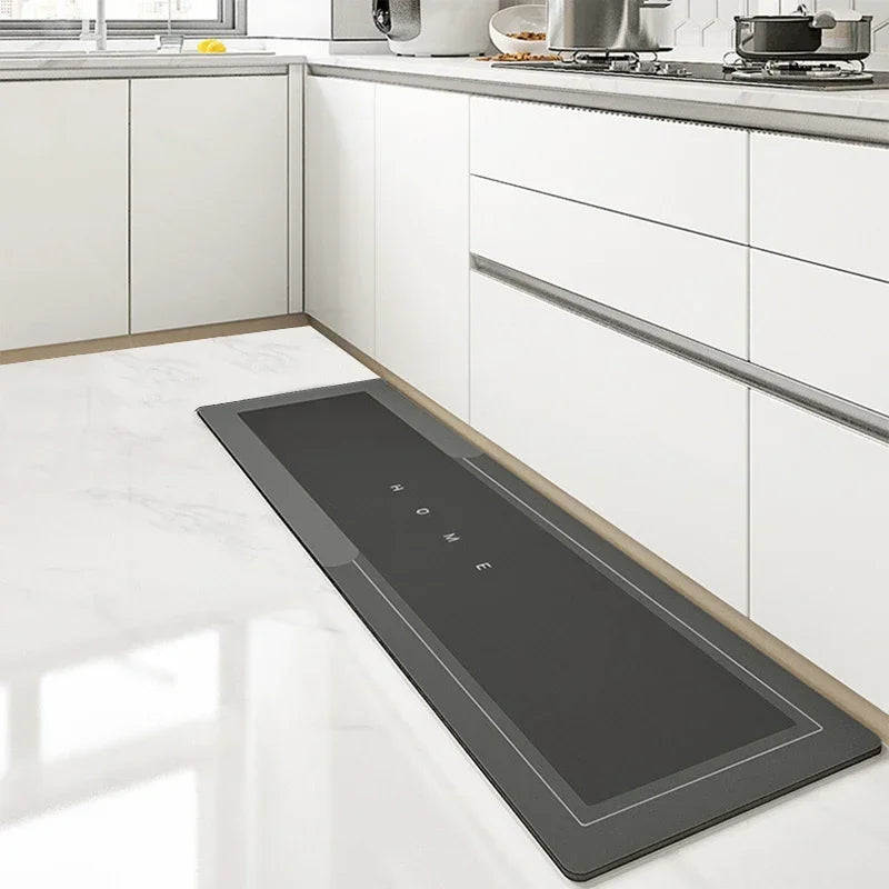 Diatomite Kitchen Rug Super Absorbent Non-Slip Long Floor Mat