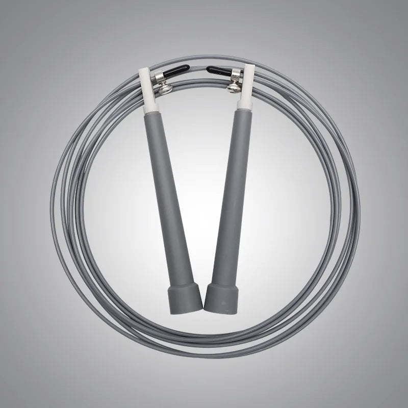 Steel Wire Speed Jump Rope Adjustable Tangle-Free Home Gym Cardio
