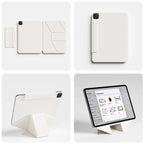 Magnetic Smart Folio Case for iPad Air Pro 13 Mini A17 Pro Cover