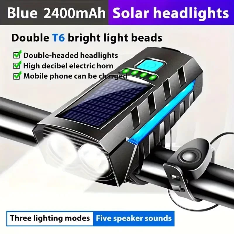 Type-C Rechargeable Bike Light with Digital Display
