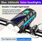 Type-C Rechargeable Bike Light with Digital Display