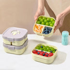 WORTHBUY Portable Lunch Box Leakproof Microwave Safe Bento Box