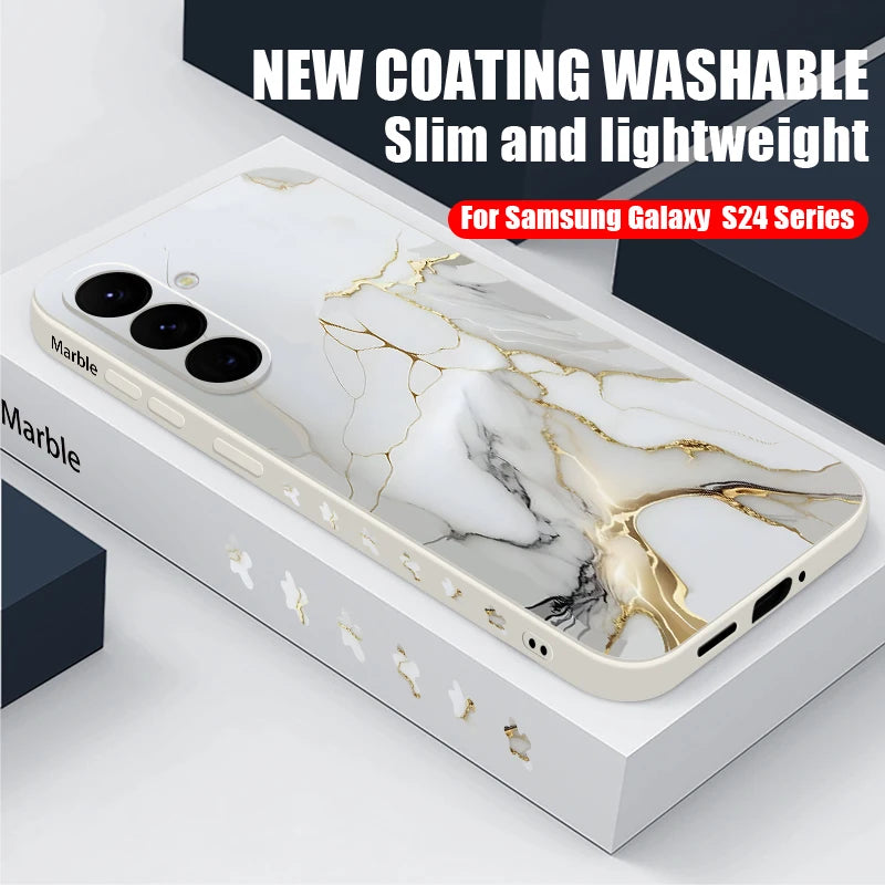 Colorful Marble Case for Samsung Galaxy S20 S21 S22 S23 S24 S25