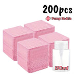 Lint-Free Nail Wipes Gel Cleanser Pads