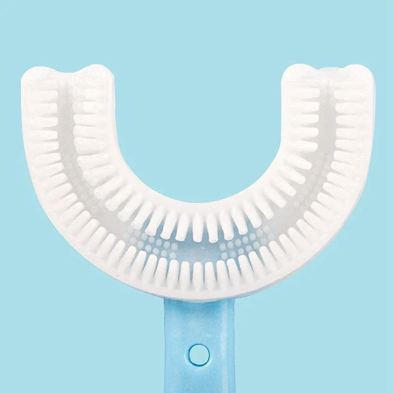 Baby 360° U Shape Toothbrush Soft Silicone Kids Teeth Brush