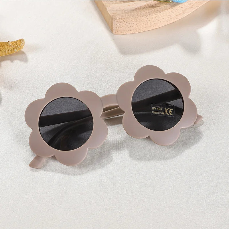 Sunflower Kids Sunglasses UV400 | Cute Round Toddler Shades
