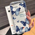 Butterfly Clear Case for Samsung A16 A26 A36 A56 S23 S24 S25 S26 Ultra